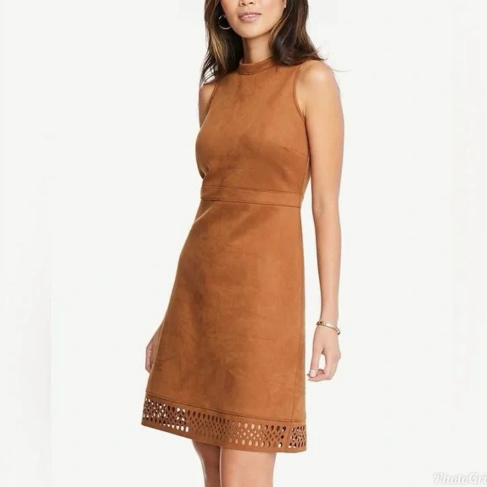 Western Suede Dress (Vegan) by Ann Taylor ⭐️NWT Coastal Cowgirl